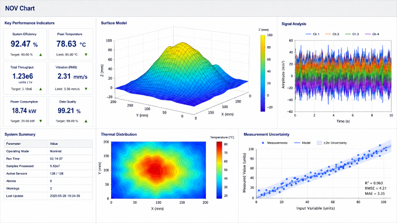 scientific and engineering dashboard